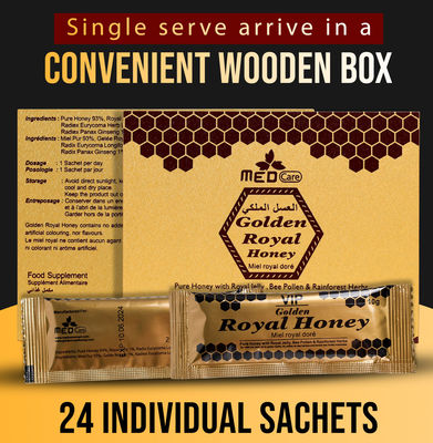Medcare Honey For Men real orgánico salud de S de 1 de la caja 24 Honey Men de las bolsitas '